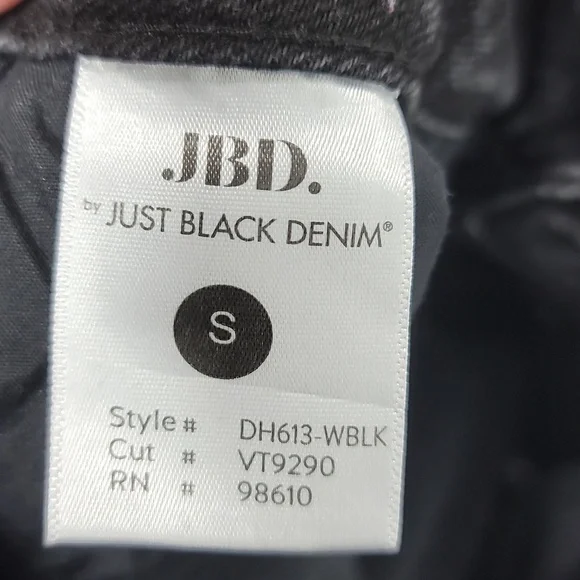 JBD Charcoal Black Distressed Jean Shorts - Picture 7 of 7